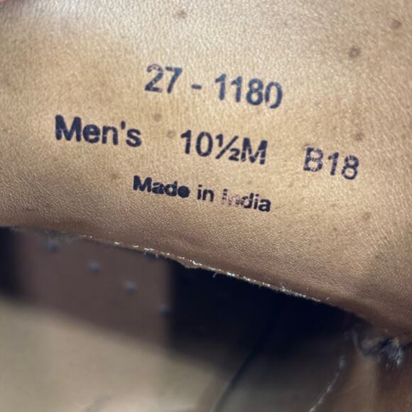 Johnston Murphy J&M 1850 Sz 10.5 Mens Brown Leather Lace Up - Picture 3 of 11